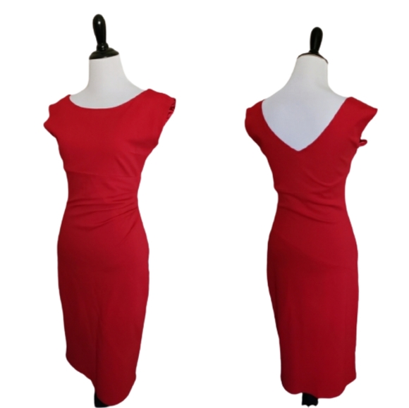 Boston Proper Dresses & Skirts - 4 for $25 red fitted pin up dress